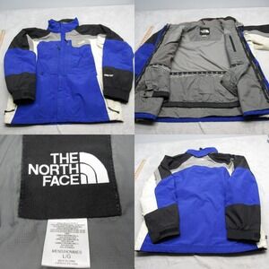 The North Face Gore-Tex Jacket Mens Large Blue Waterproof Ski 3 in 1‎ Shell y2k